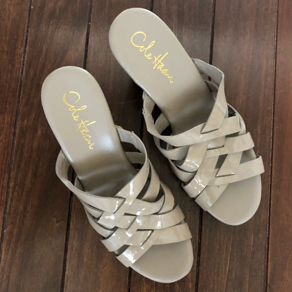 Cole Haan wedge heel sandals NWOT 6.5